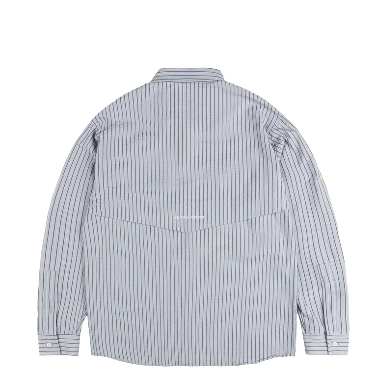 Metalwood Seersucker Fishing Shirt - S / Sky - 2