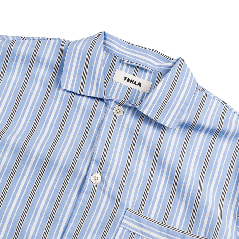 Tekla Pyjamas Shirt - M / Stave Stripes - 2