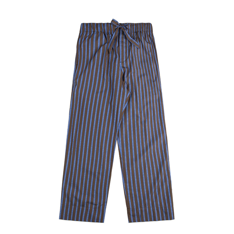 Tekla Pyjamas Pants - S / Chestnut Stripes - 1