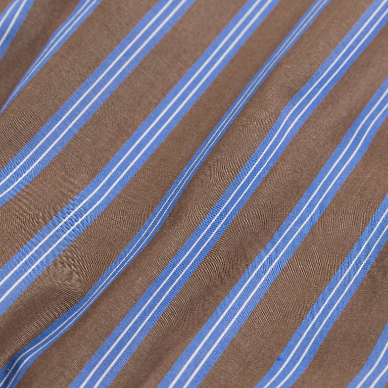 Tekla Pyjamas Pants - S / Chestnut Stripes - 3