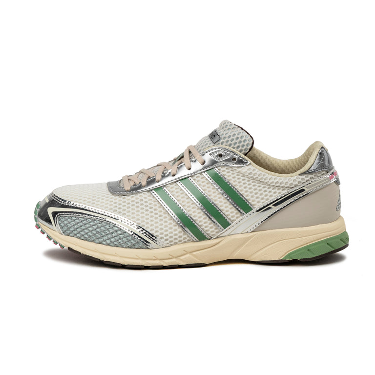 Adidas Adizero Adios OG - 44 2/3 / Cream White / Preloved Green / Dark Brown - 1