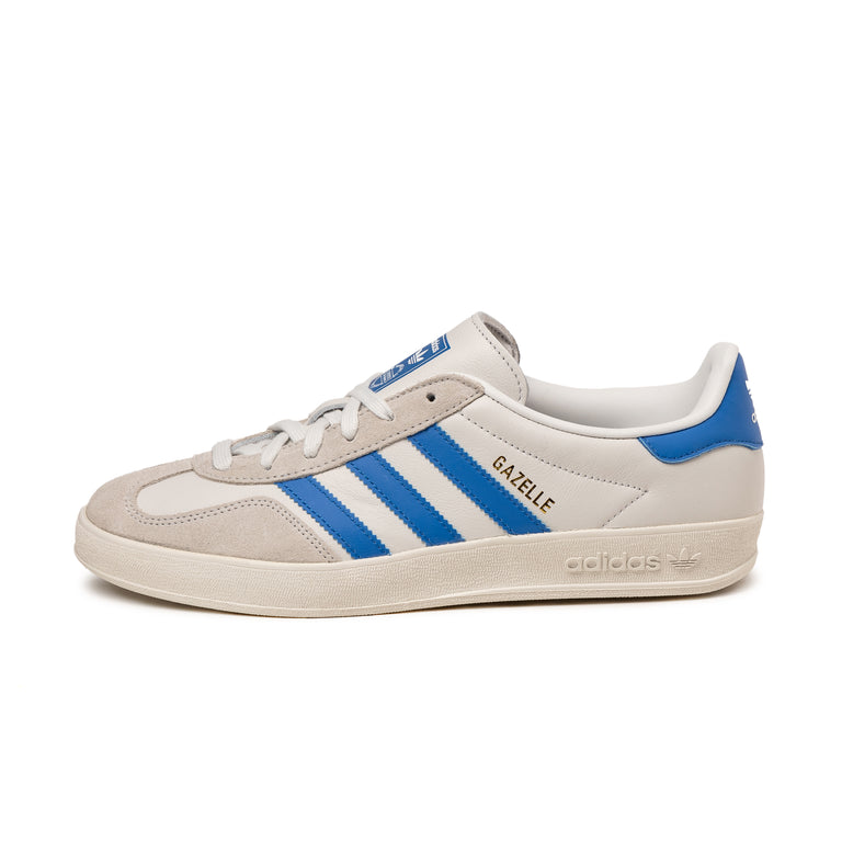 Adidas Gazelle Indoor - 37 1/3 / Crystal White / Blue / Grey One - 1