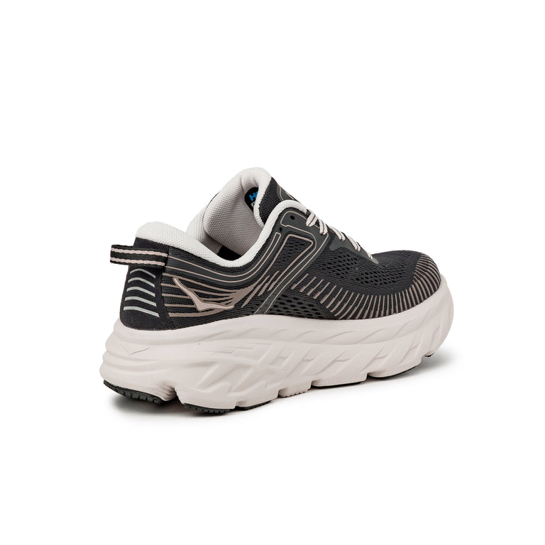 HOKA Bondi 7 W - 41 1/3 / Black / Rose Cream - 3