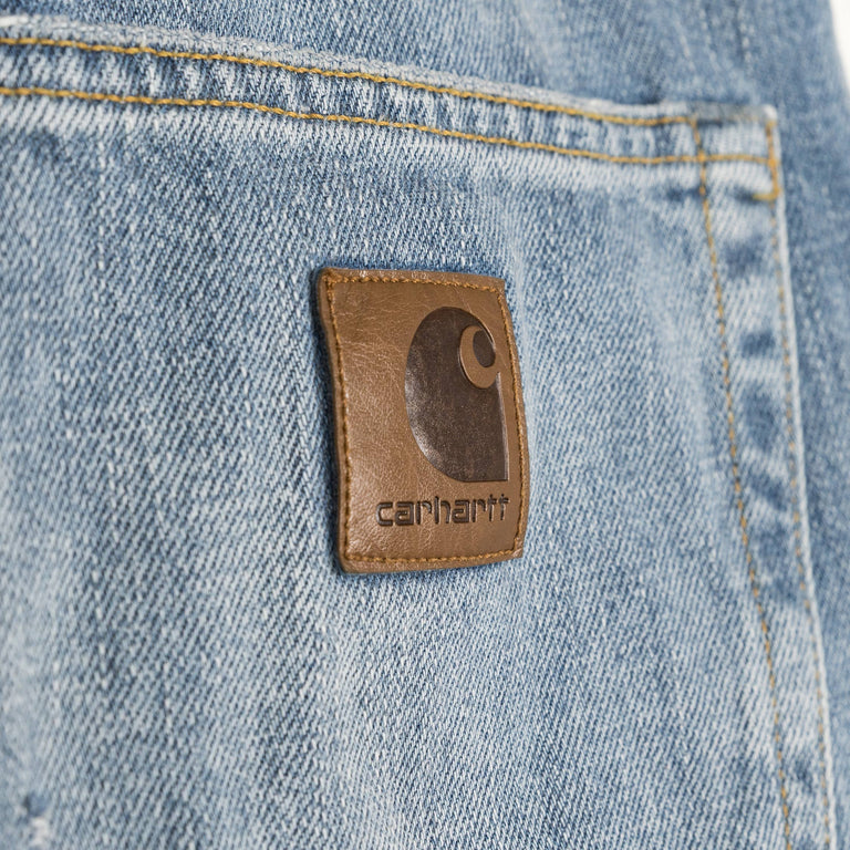 Carhartt WIP Aaron Pant - 30 / Blue / Burst Washed - 5