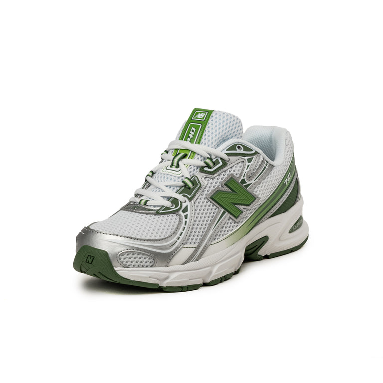 New Balance 740 - 45 / White / Alpine Green / Dark Alpine Green / Silver Metallic - 5