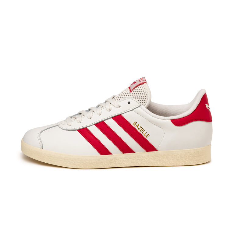 Adidas Gazelle - 36 2/3 / Crystal White / Beta Scarlett / Crew White
