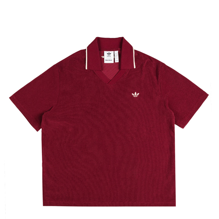 Adidas x Wales Bonner Terry Polo - XL / Collegiate Burgundy - 1