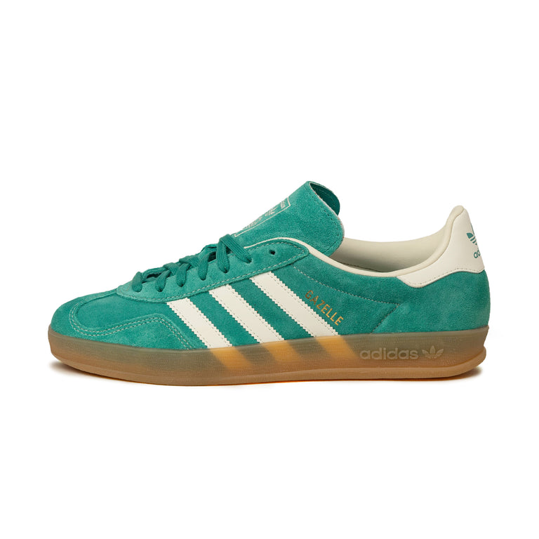 Adidas Gazelle Indoor - 42 2/3 / Pure Teal / Off White / Gold Metallic - 1