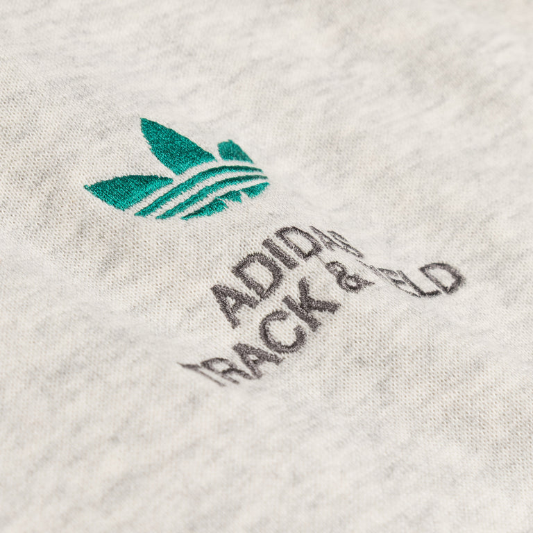 Adidas x Sporty & Rich Wmns Sweater - L / Light Grey Heather - 4