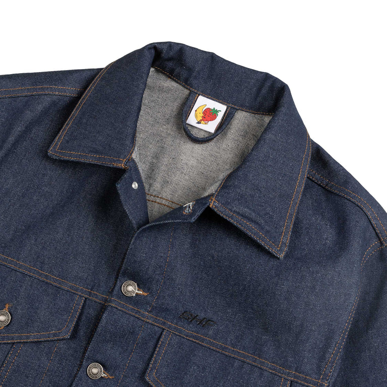 Sky High Farm Universe	Denim Trucker Jacket Woven - M / Blue - 3