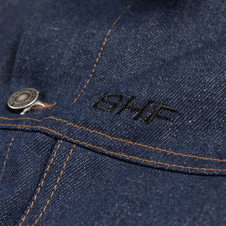 Sky High Farm Universe	Denim Trucker Jacket Woven - M / Blue - 6