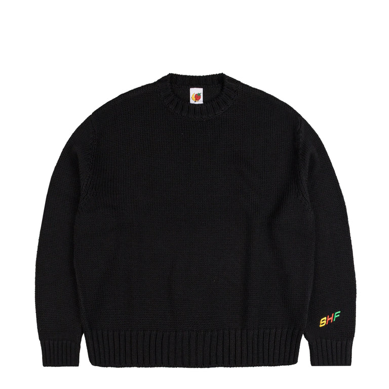 Sky High Farm Universe	Crewneck Knit - XL / Black - 1