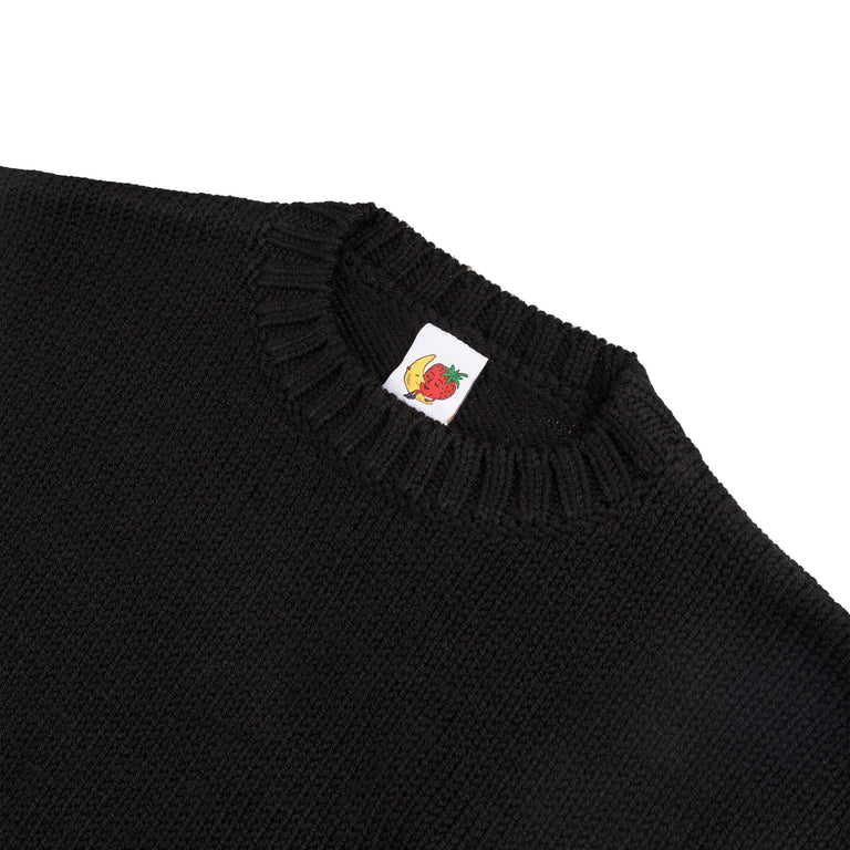 Sky High Farm Universe	Crewneck Knit - XL / Black - 2