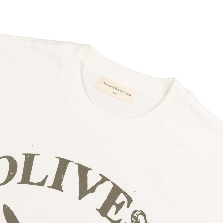 Museum of Peace & Quiet Olives T-Shirt - XL / White - 2