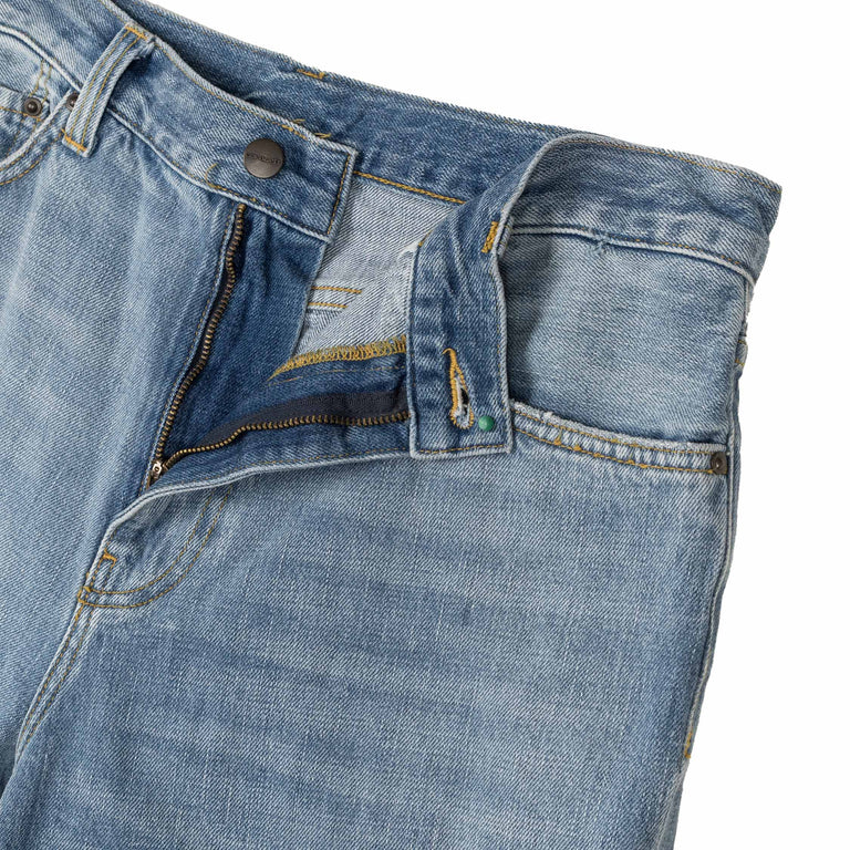 Carhartt WIP Aaron Pant - 30 / Blue / Burst Washed - 3