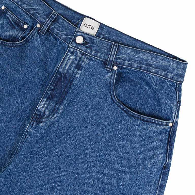 Arte Antwerp Baggy Pants - L / Raw Denim - 3