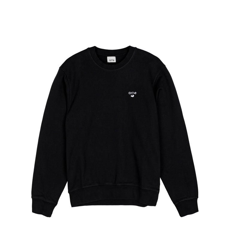 Arte Antwerp Heart Logo Crewneck - L / Black - 1