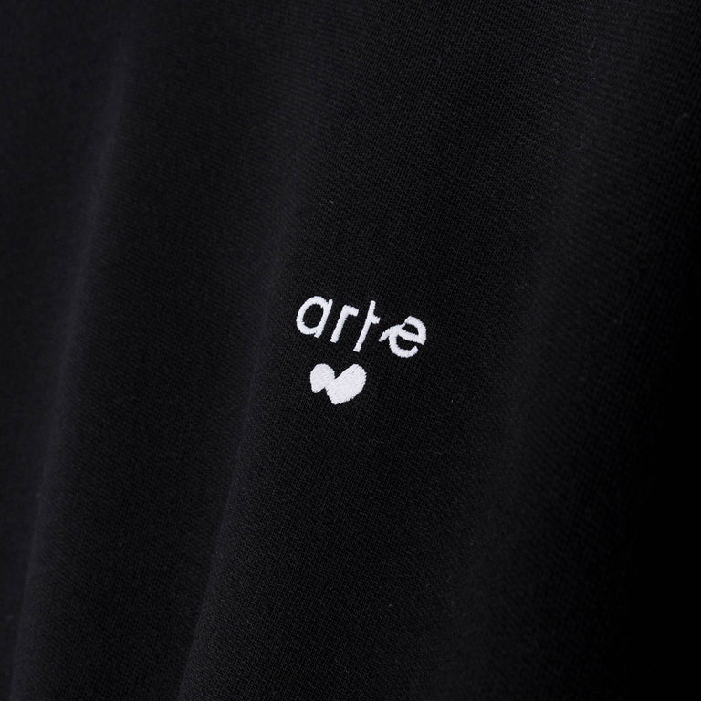 Arte Antwerp Heart Logo Crewneck - L / Black - 4
