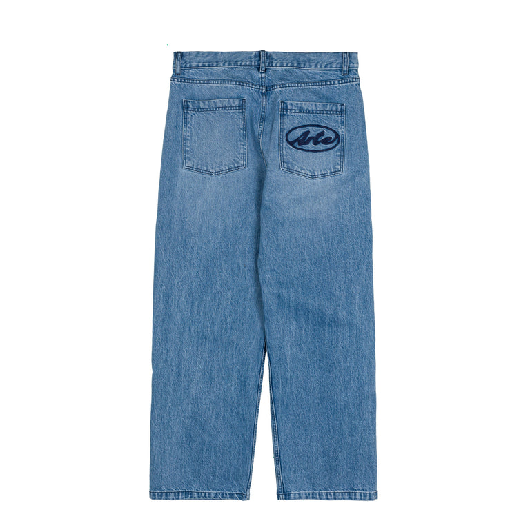Arte Antwerp Circle Logo Pocket Pants - 30 / Denim Bleach
