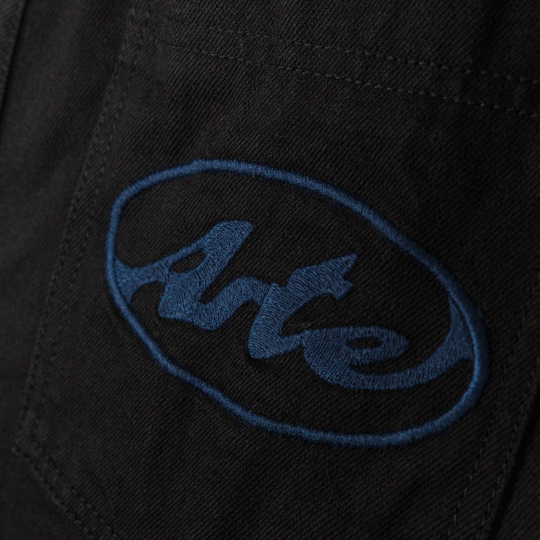 Arte Antwerp Circle Logo Pocket Pants - 28 / Black - 5