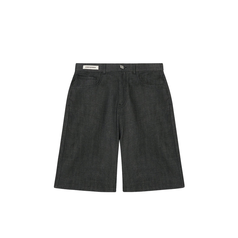Perplex Japanese Denim Shorts - S / Black - 1