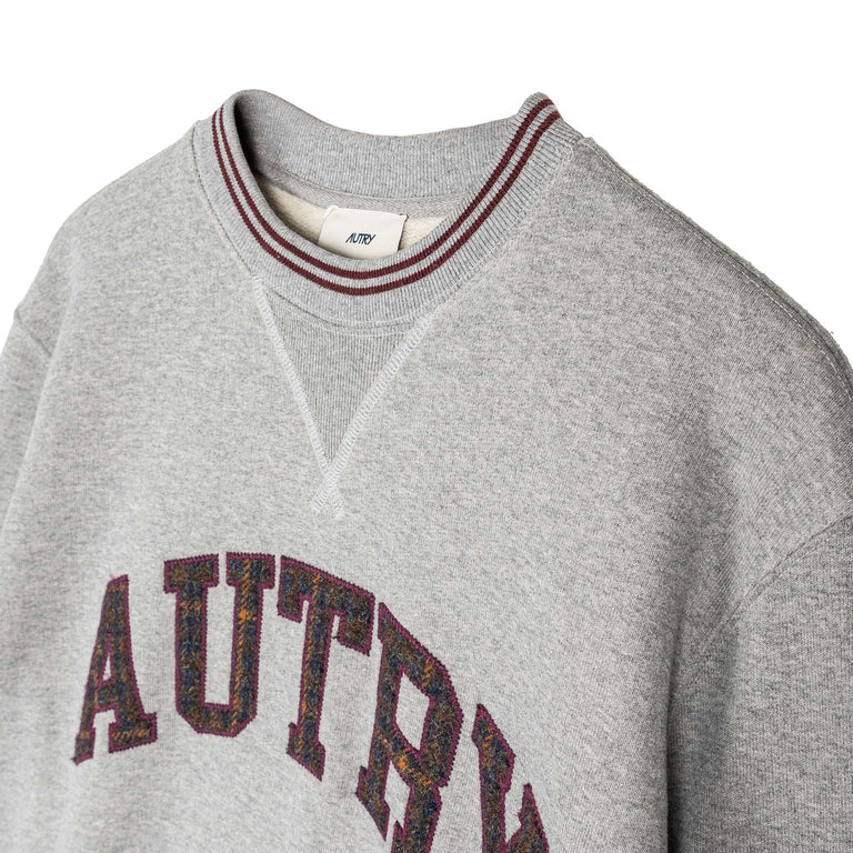 Autry College Check Sweatshirt - XXL / Dark Grey Melange - 2