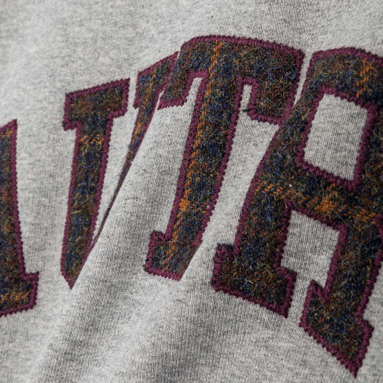 Autry College Check Sweatshirt - XXL / Dark Grey Melange - 4