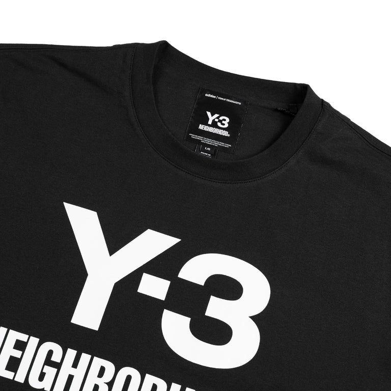 Adidas Y-3 x NBHD Logo Tee - S / Black - 2