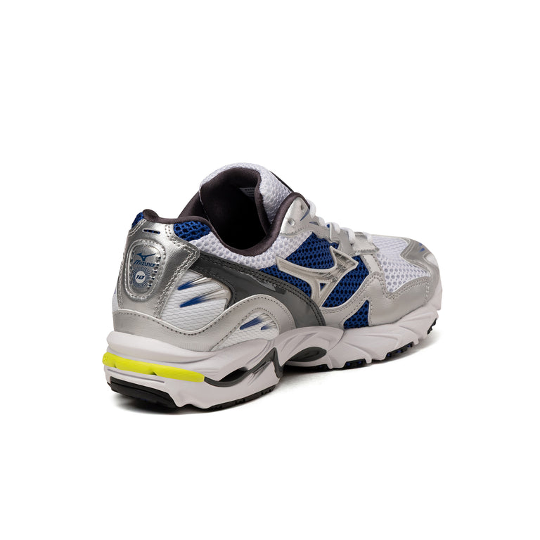 Mizuno Wave Rider 10 Sport - 46 / White / Silver / Surf the Web - 3