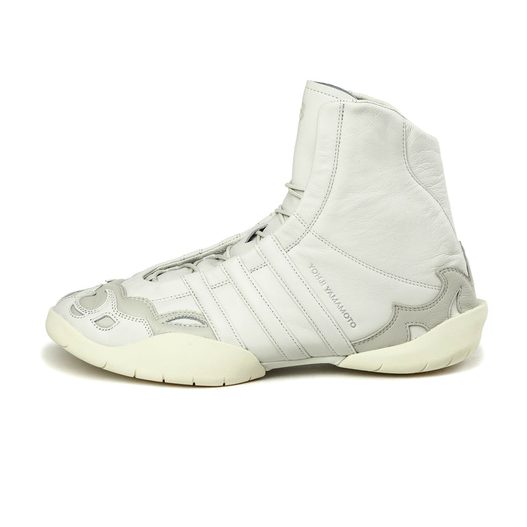 Adidas Y-3 Regu 2002 Hi - 37 1/3 / Orbit Grey / Aluminium / Cream White - 1
