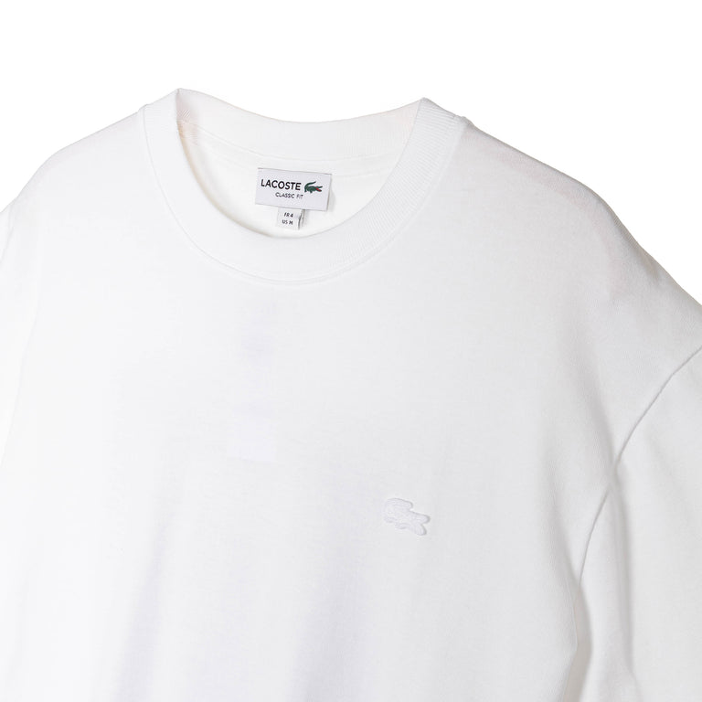 Lacoste	Tennis Court Print T-Shirt - S / White - 3