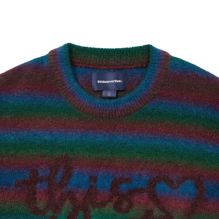 thisisneverthat	Heart Logo Knit Sweater - M / Multi - 3