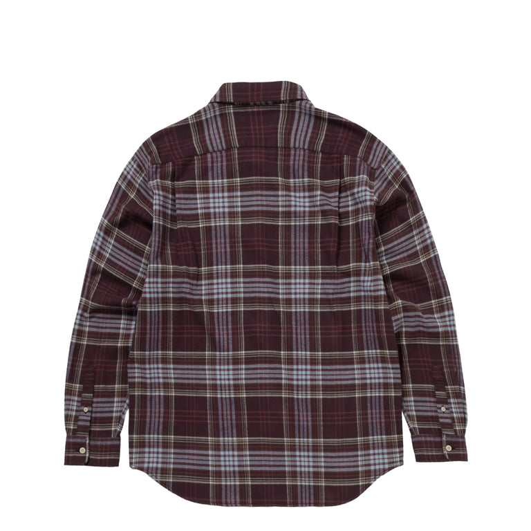 thisisneverthat Flannel Check Shirt - L / Burgundy - 2