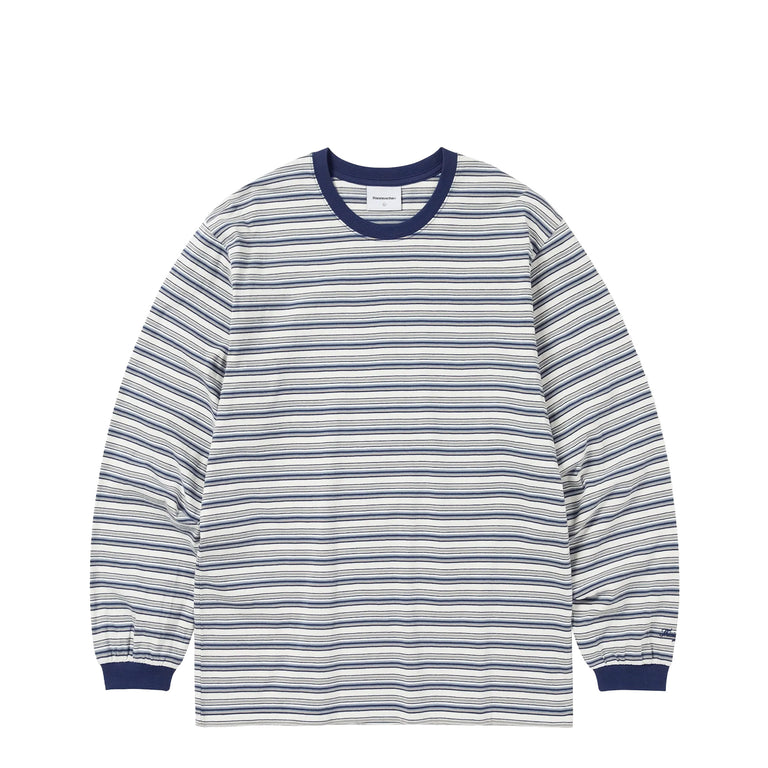thisisneverthat	Striped Longsleeve T-Shirt - XL / Ivory
