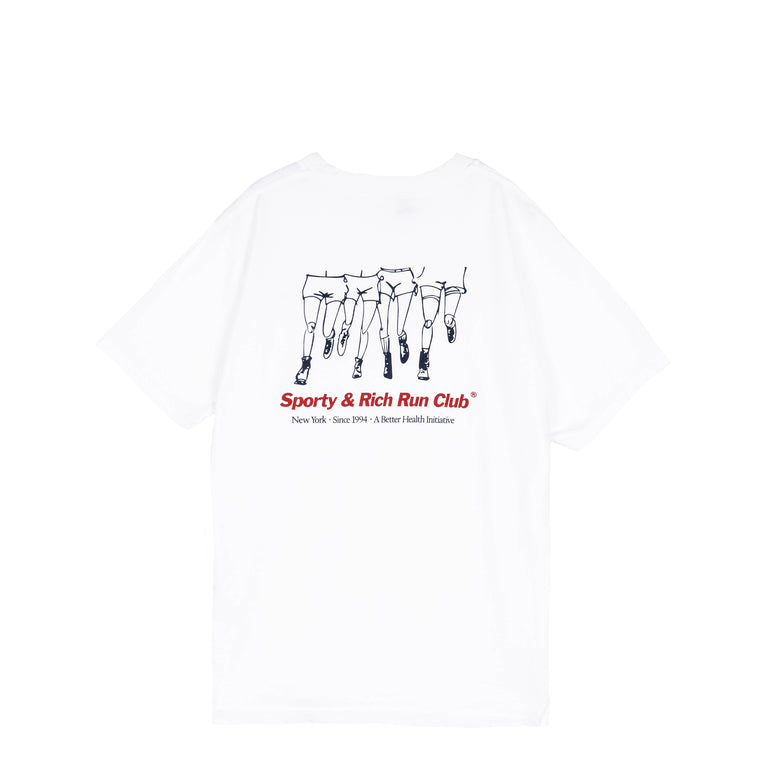 Sporty & Rich Run Club T-Shirt - S / White - 1