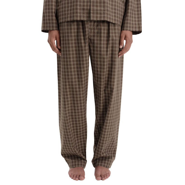 Tekla Fine Twill Sleepwear Pants - L / Serra Checks - 3