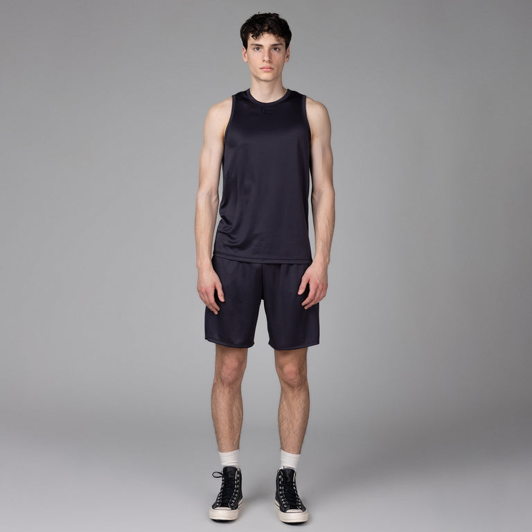 Courreges Football Jersey Shorts - M / Navy - 2