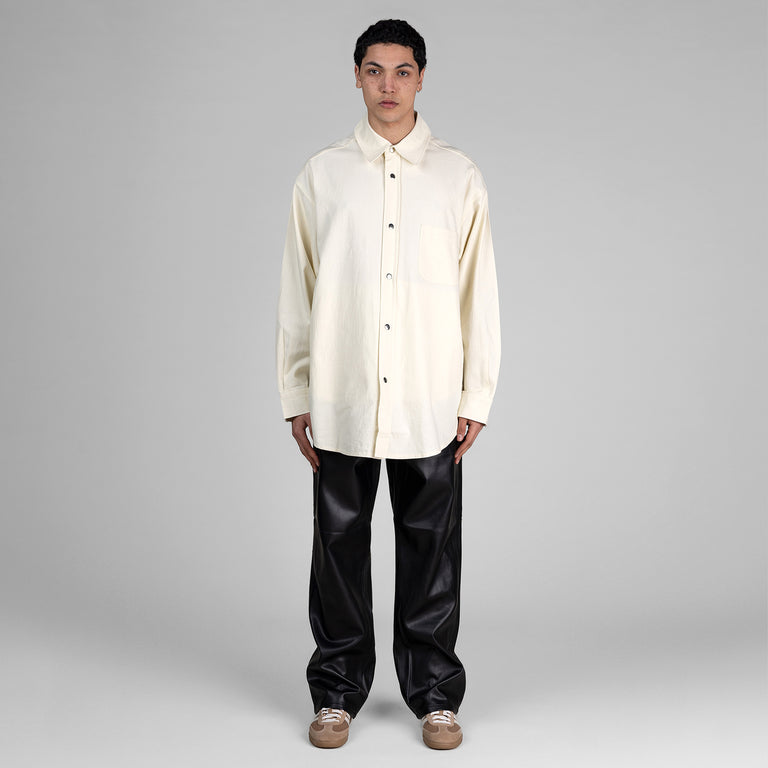 Autry Overshirt Jacket - M / Cream - 2