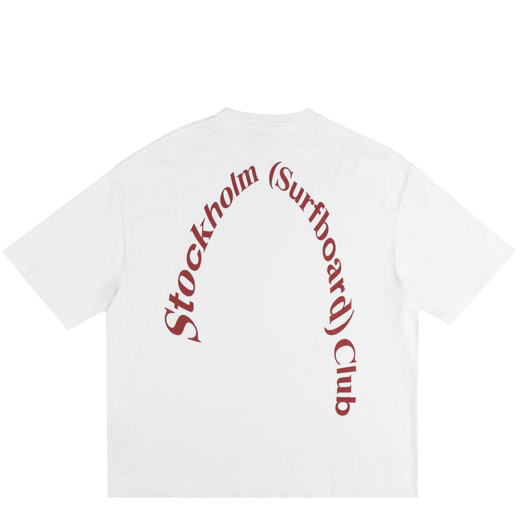 Stockholm Surfboard Club Box Tee Back Logo - M / White - 1