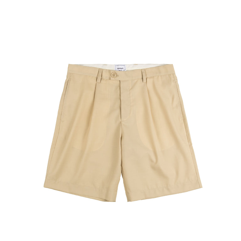 Asphaltgold Pleated Shorts - XS / Sand
