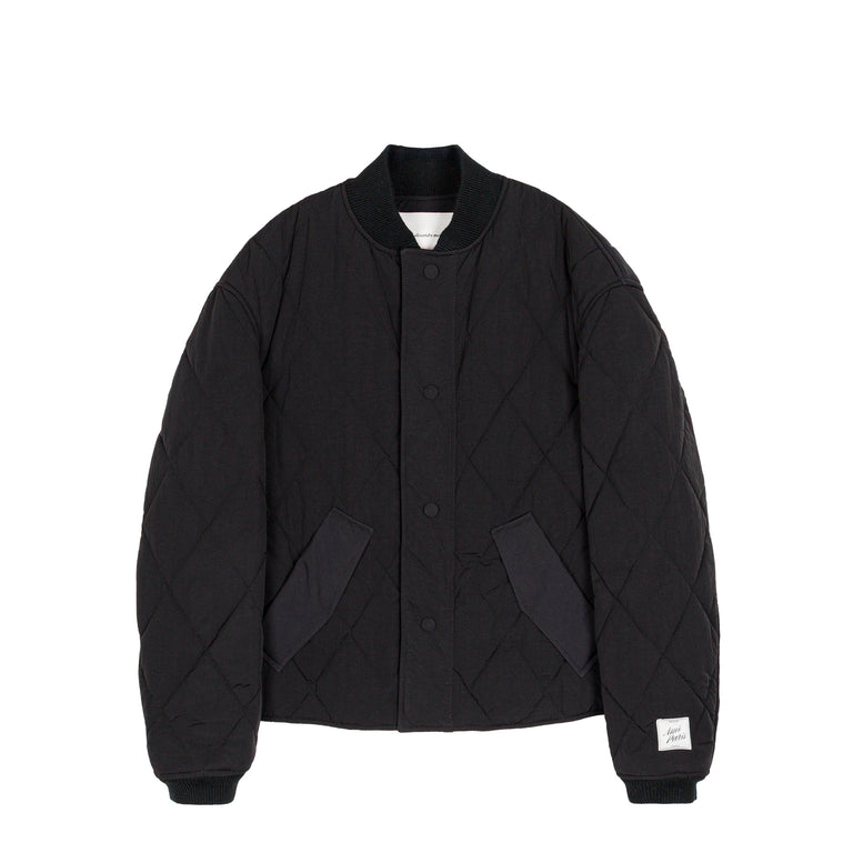 AMI Paris Nylon Padded Jacket - L / Black
