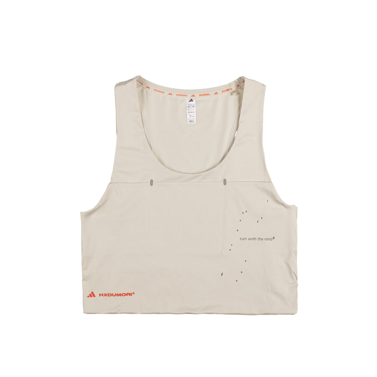 Adidas x Hermanos Koumori Wmns Running Crop Top - L / Alumina - 1