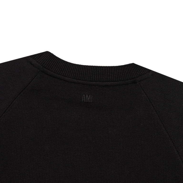 AMI Paris Embossed Ami De Coeur Sweatshirt - XXL / Black - 3
