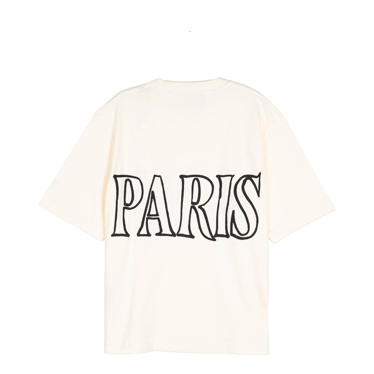 AMI Paris	Ami Paris Print T-Shirt - XXL / White Cream - 2