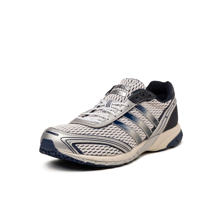 Adidas x Sporty & Rich Adizero Adios - 37 1/3 / Footwear White / Collegiate Navy / Cloud White - 2
