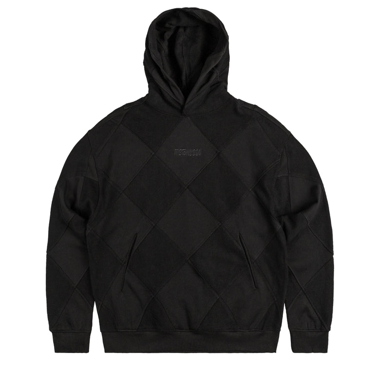 Metalwood Diamond Terry Hooded Sweatshirt - XXL / Black - 1