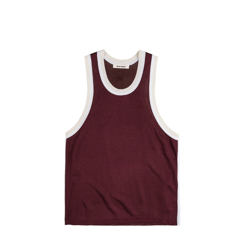 Wales Bonner Rio Tank Top - XL / Bordeaux - 1
