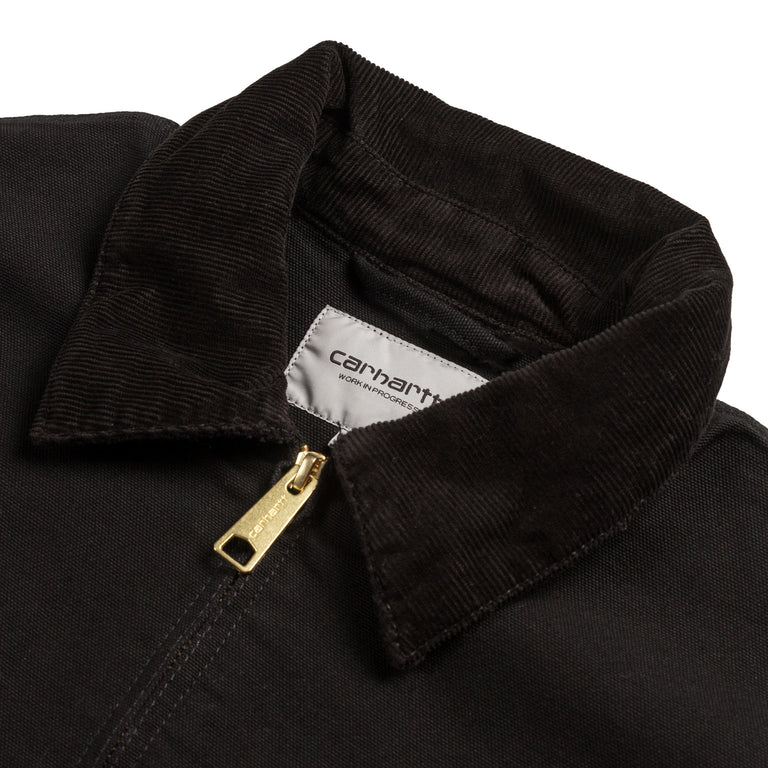 Carhartt WIP Detroit Jacket - XL / Black / Black Rinsed - 3