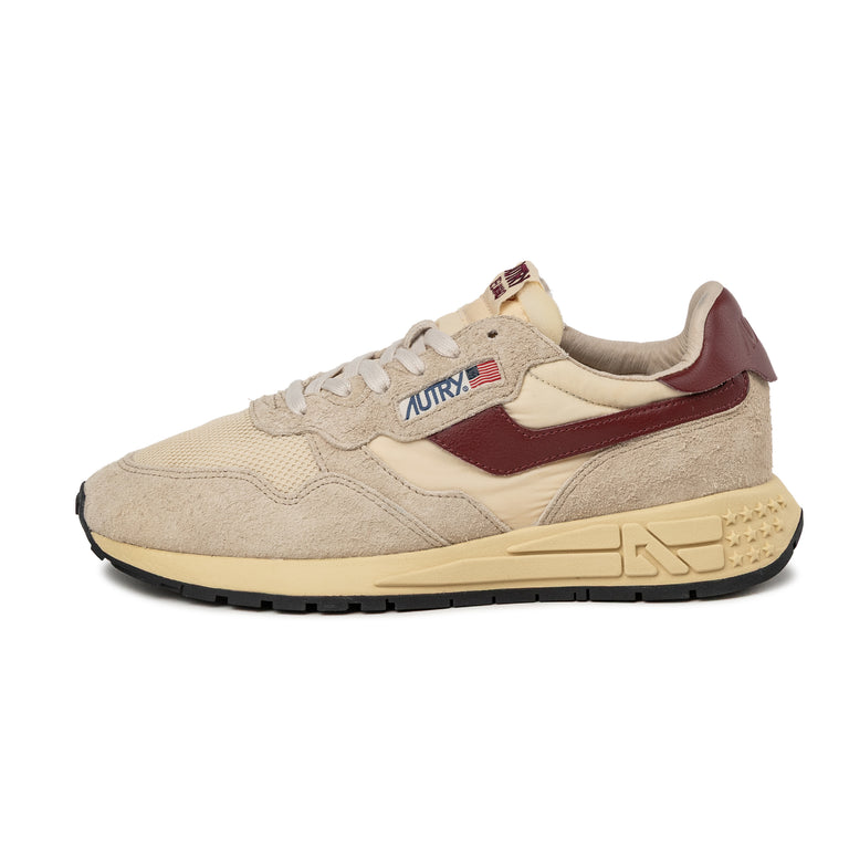 Autry Reelwind Low - 47 / Ecru / Rubwine - 1