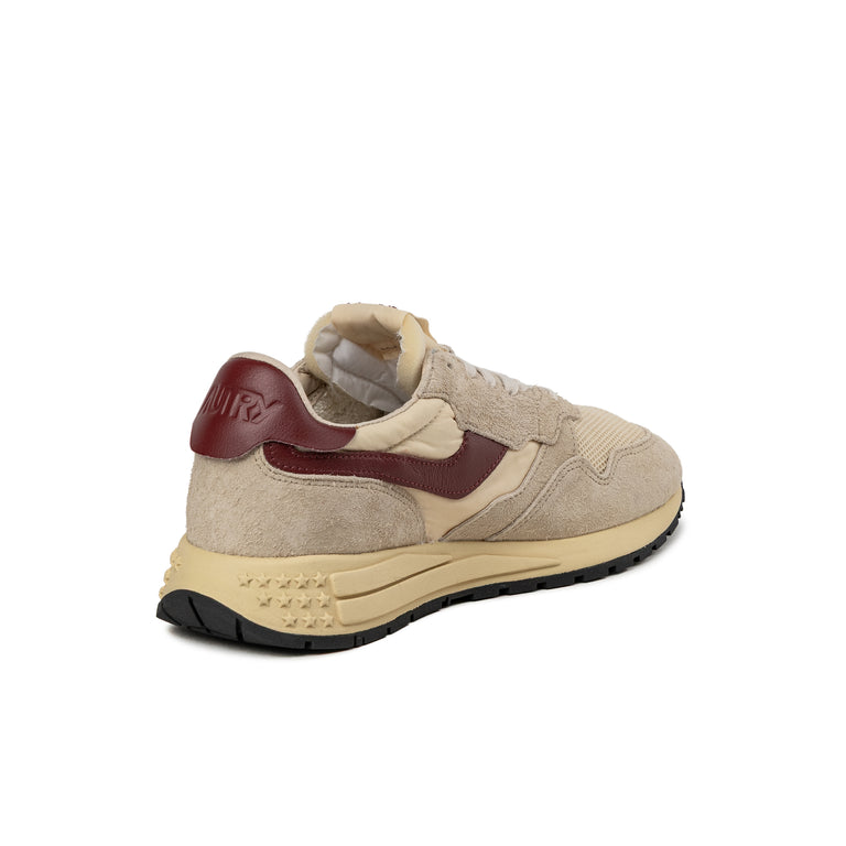 Autry Reelwind Low - 47 / Ecru / Rubwine - 4